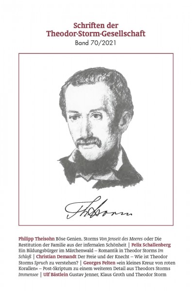 Schriften der Theodor-Storm-Gesellschaft 70/2021