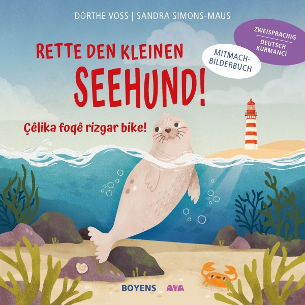 Rette den kleinen Seehund Deutsch-Kurmanci