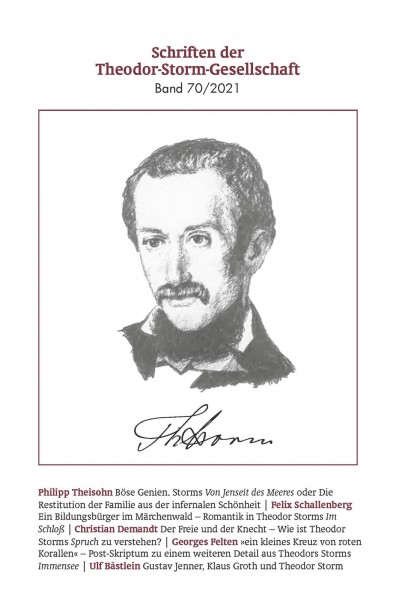 Schriften der Theodor-Storm-Gesellschaft 70/2021